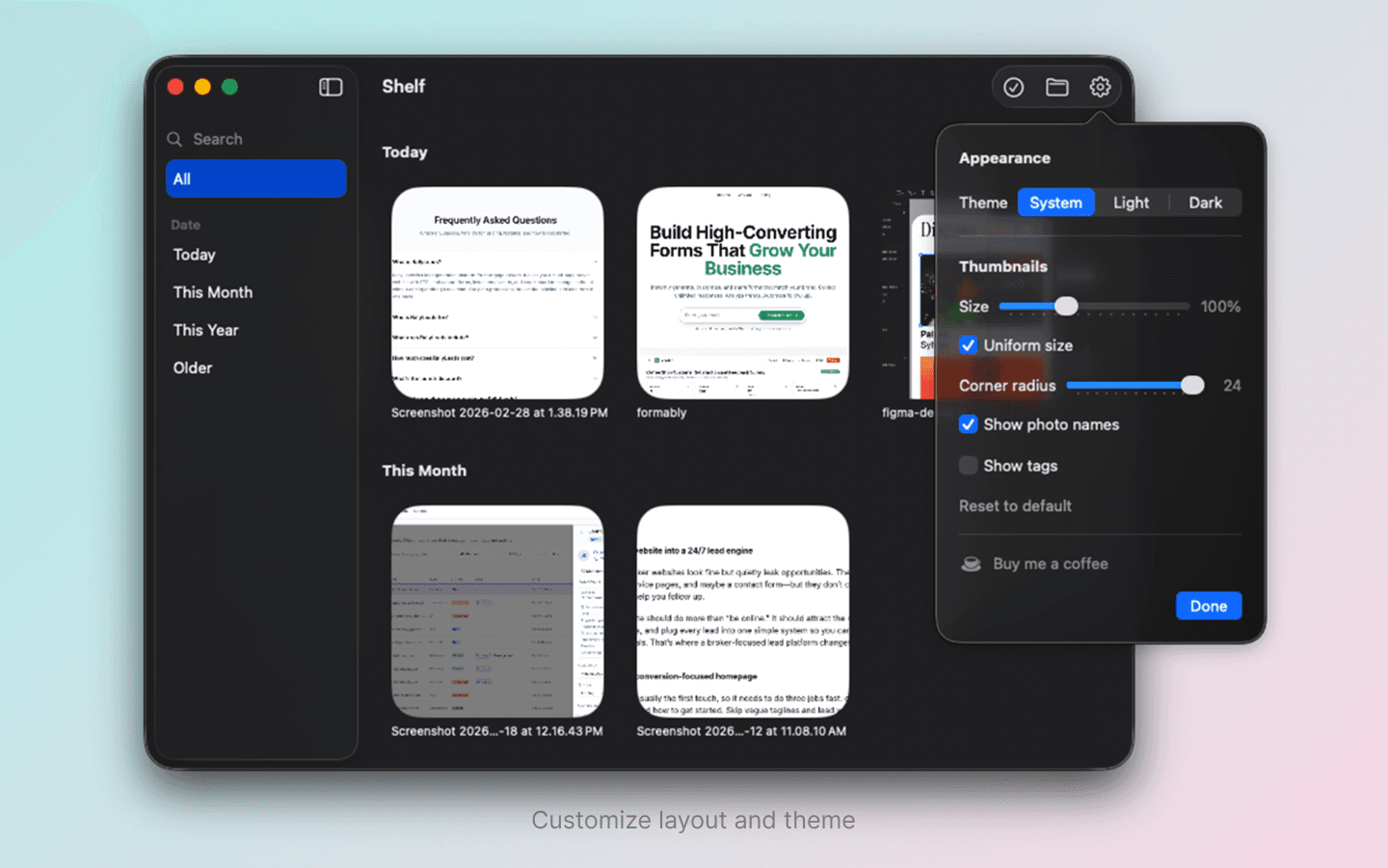Shelf Studio — Mac · Productivity screenshot 3